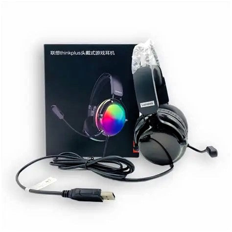 Lenovo ThinkPlus G82B RGB USB Gaming Headphone with 7.1 Surround Sound and Microphone