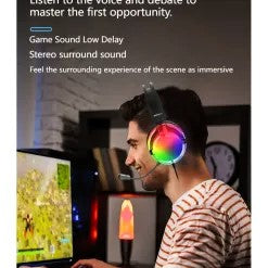Lenovo ThinkPlus G82B RGB USB Gaming Headphone with 7.1 Surround Sound and Microphone